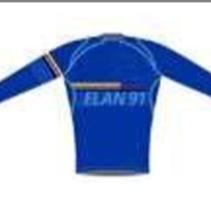 Maillot bleu manches longues Homme