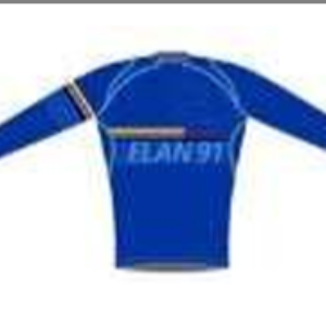 Maillot bleu manches longues Femme